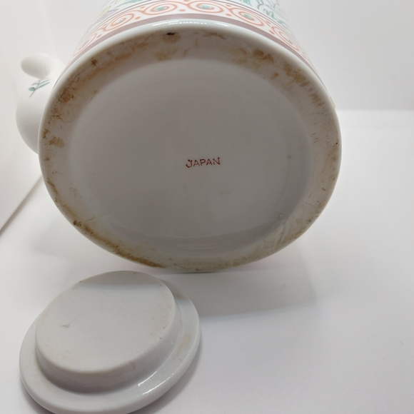 Vintage Teapot Made In Japan Flowers Birds - Picture 6 of 9